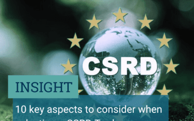 Checklist on 10 key aspects to consider when selecting a CSRD Tool